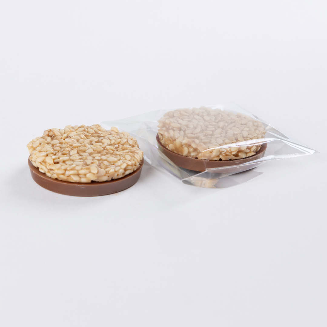 Wrapped Florentine Sesame Milk Chocolate