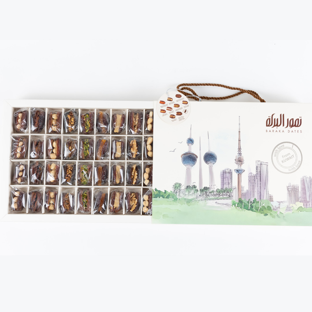 معالم الكويت تمور مشكلة مغلفة